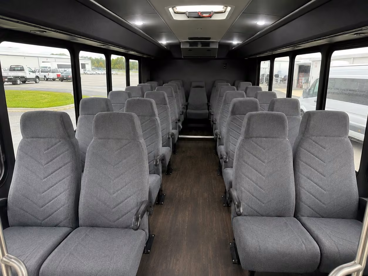 15 35 passenger minibus inside