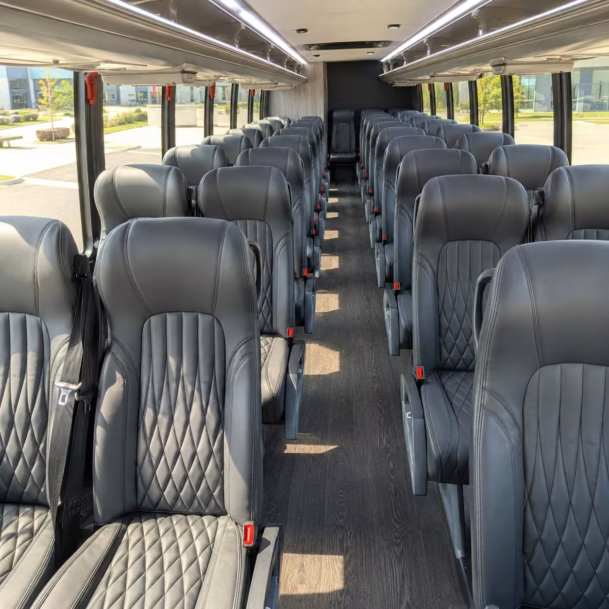 15 35 passenger minibus interior